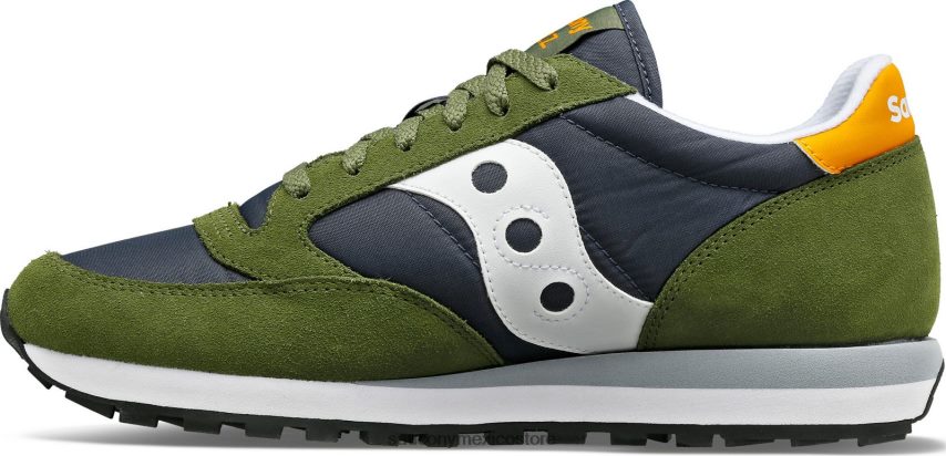 Saucony originales de jazz hombres verde/azul marino P4B2Z0266