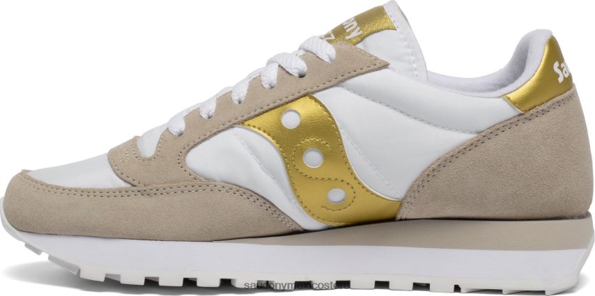 Saucony originales de jazz mujer Oro blanco P4B2Z0700