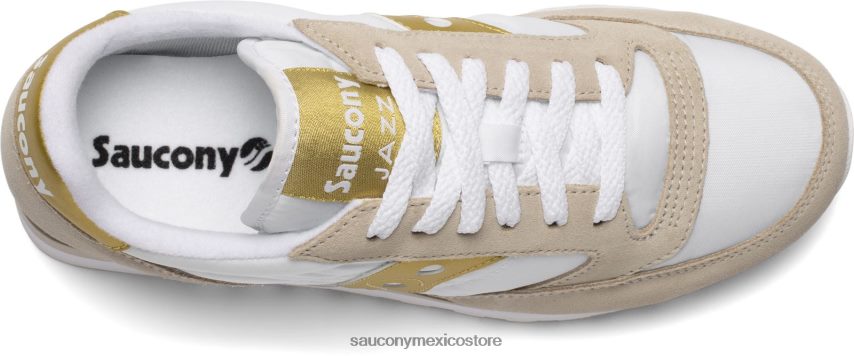 Saucony originales de jazz mujer Oro blanco P4B2Z0700