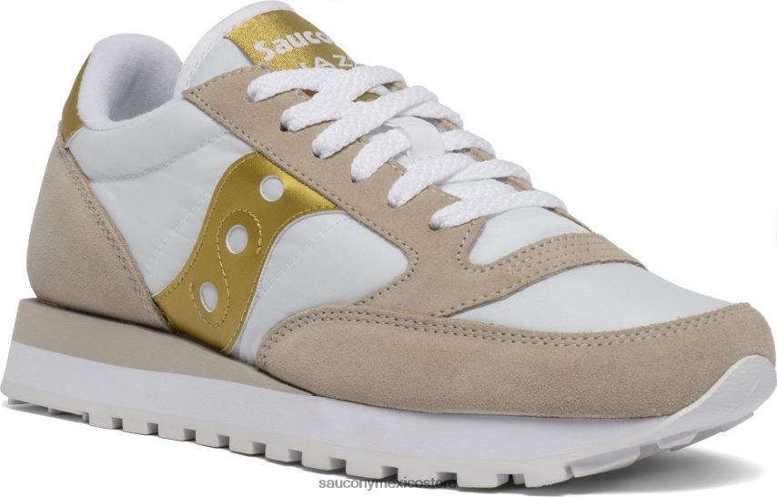 Saucony originales de jazz mujer Oro blanco P4B2Z0700