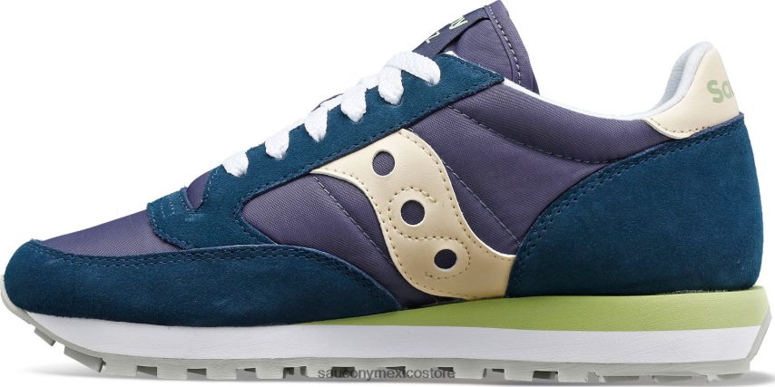 Saucony originales de jazz mujer azul marino/crema P4B2Z0696