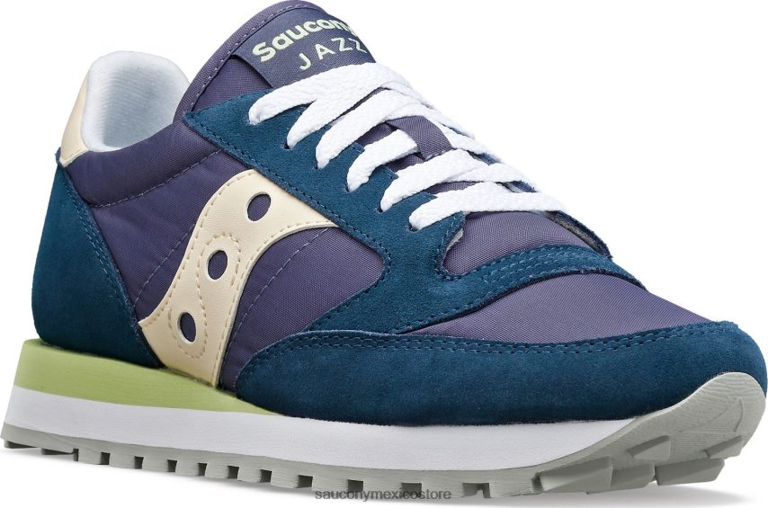 Saucony originales de jazz mujer azul marino/crema P4B2Z0696