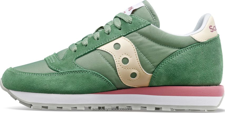 Saucony originales de jazz mujer esmeralda/crema P4B2Z0693