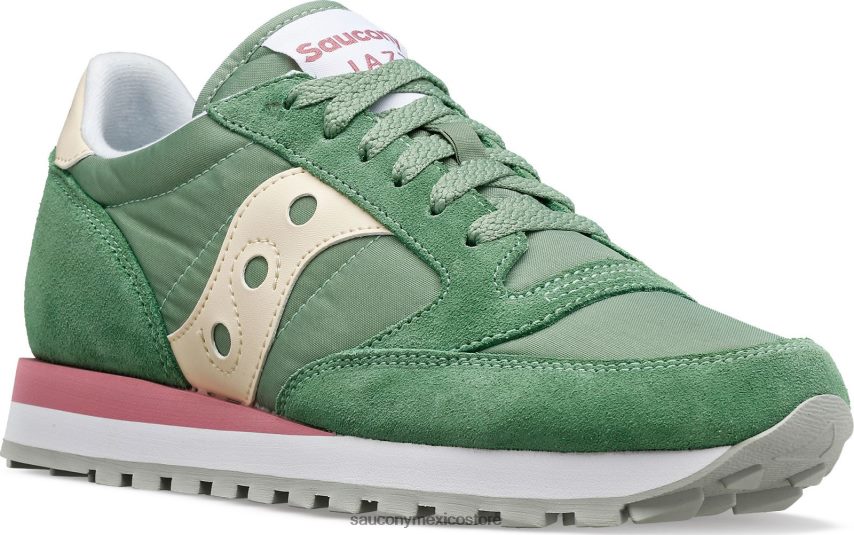 Saucony originales de jazz mujer esmeralda/crema P4B2Z0693