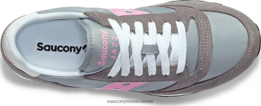 Saucony originales de jazz mujer gris/rosa P4B2Z0695