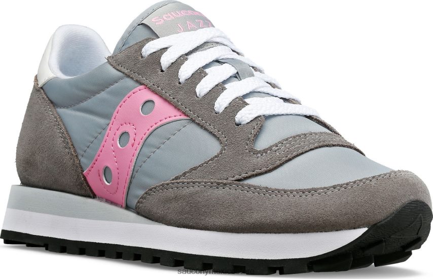Saucony originales de jazz mujer gris/rosa P4B2Z0695