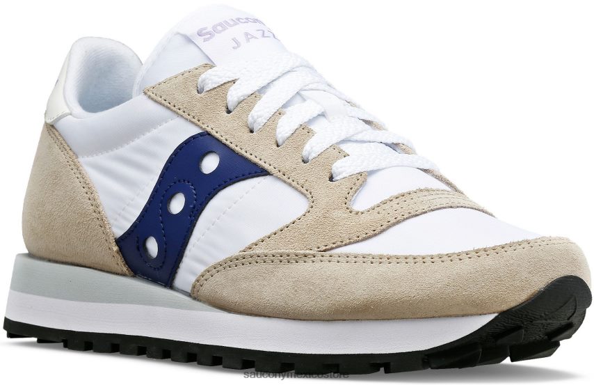 Saucony originales de jazz mujer naval Blanca P4B2Z0701