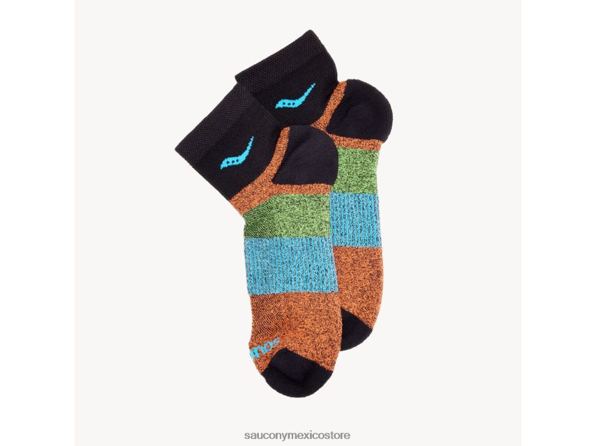Saucony pack de 3 calcetines inferno quarter hombres futuro brillante P4B2Z0483