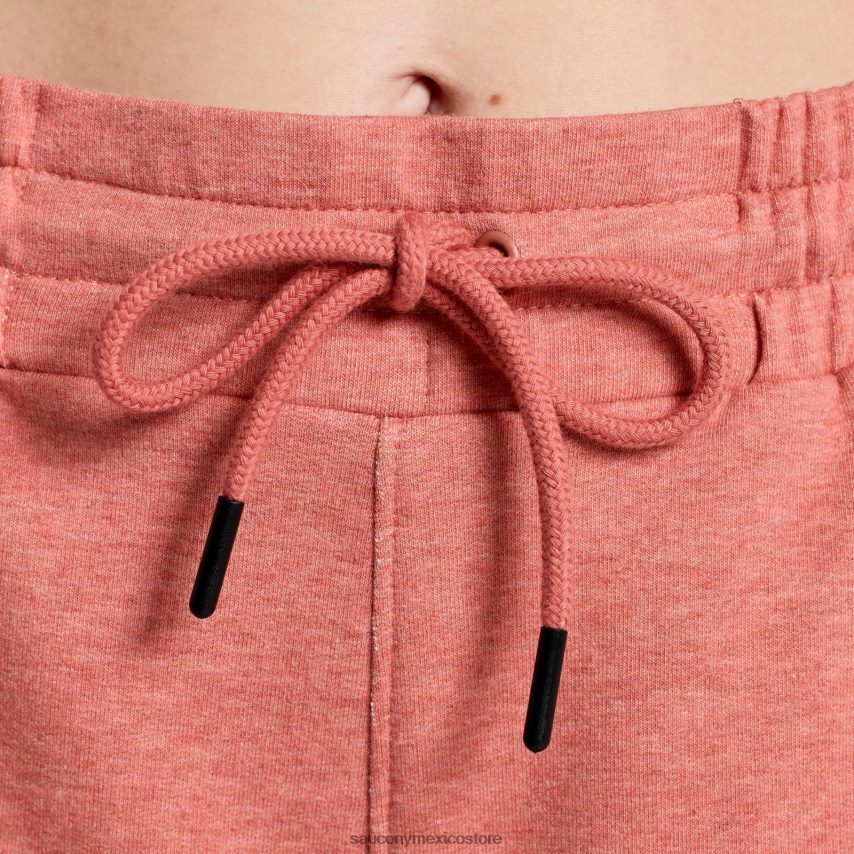 Saucony pantalones cortos de sudor descansado mujer gráfico de hollín brezo P4B2Z0832