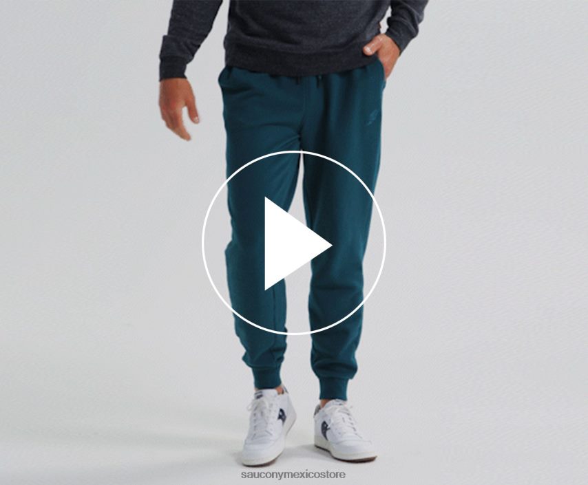 Saucony pantalón de chándal descansado hombres gráfico de la laguna P4B2Z0419