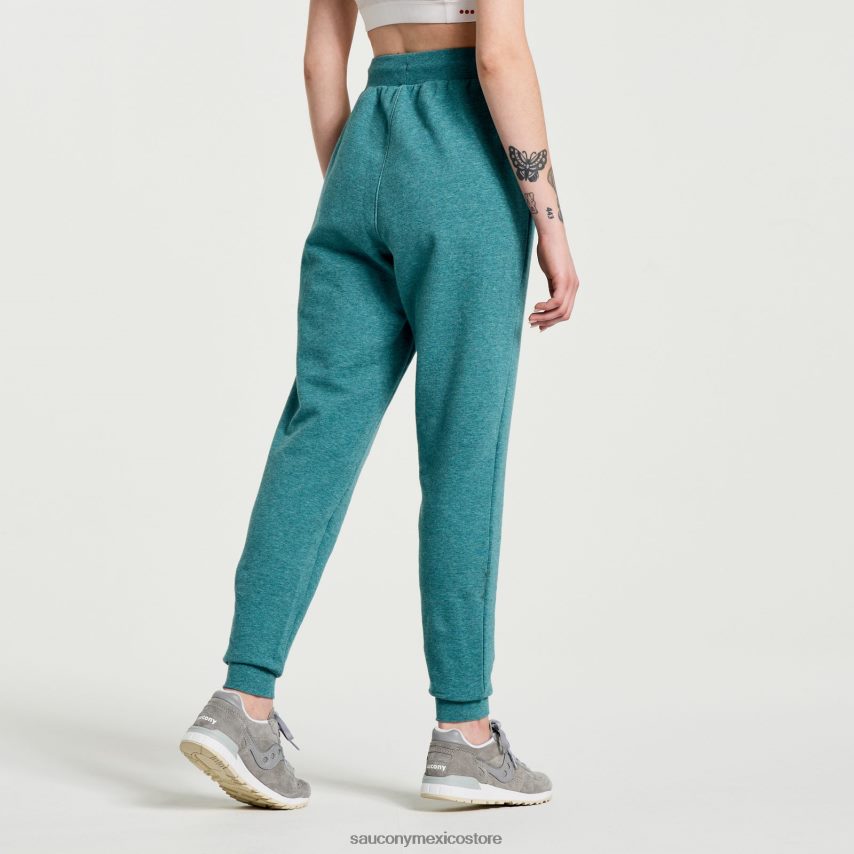 Saucony pantalón de chándal descansado mujer gráfico de brezo del atlántico norte P4B2Z0851