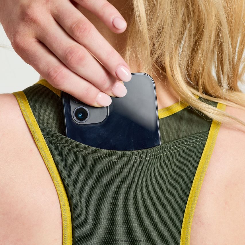 Saucony parte superior del sujetador pináculo mujer hiedra trepadora P4B2Z0803