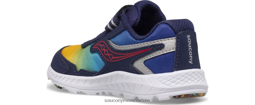 Saucony paseo 10 jr zapatilla de deporte niños azul amarillo P4B2Z0957