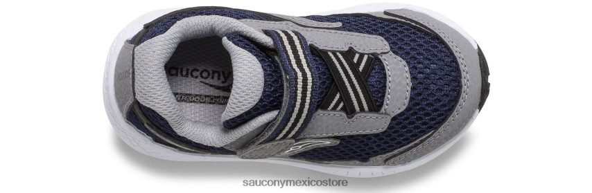 Saucony paseo 10 jr zapatilla de deporte niños azul marino/gris P4B2Z0965