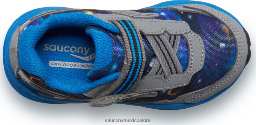 Saucony paseo 10 jr zapatilla de deporte niños gris/azul/espacio P4B2Z0962