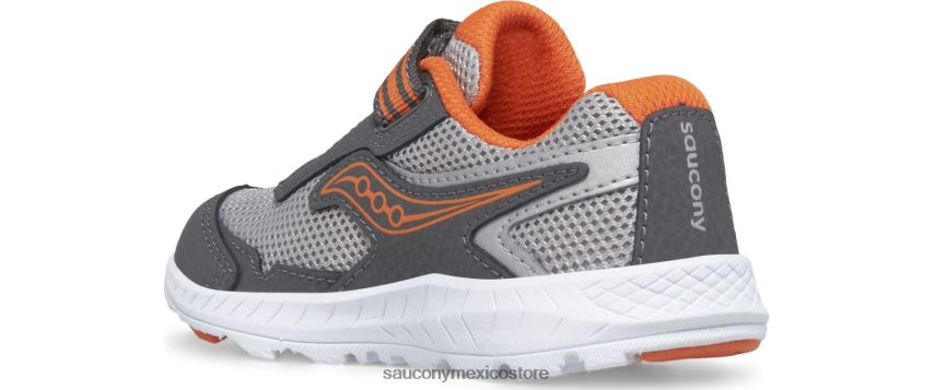 Saucony paseo 10 jr zapatilla de deporte niños gris/naranja P4B2Z0963