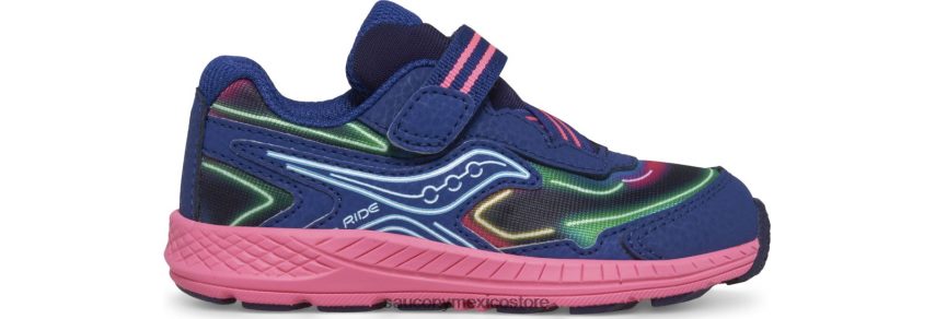 Saucony paseo 10 jr zapatilla de deporte niños neón/azul/rosa P4B2Z0983