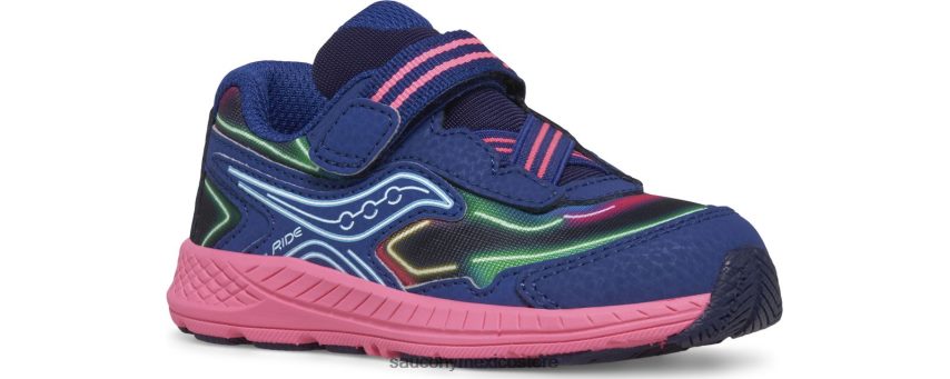 Saucony paseo 10 jr zapatilla de deporte niños neón/azul/rosa P4B2Z0983