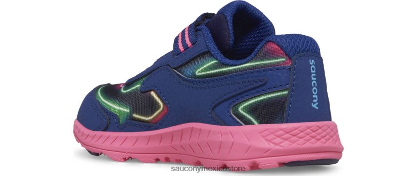 Saucony paseo 10 jr zapatilla de deporte niños neón/azul/rosa P4B2Z0983