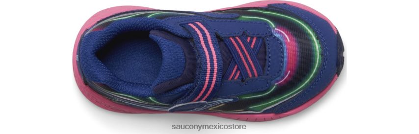 Saucony paseo 10 jr zapatilla de deporte niños neón/azul/rosa P4B2Z0983
