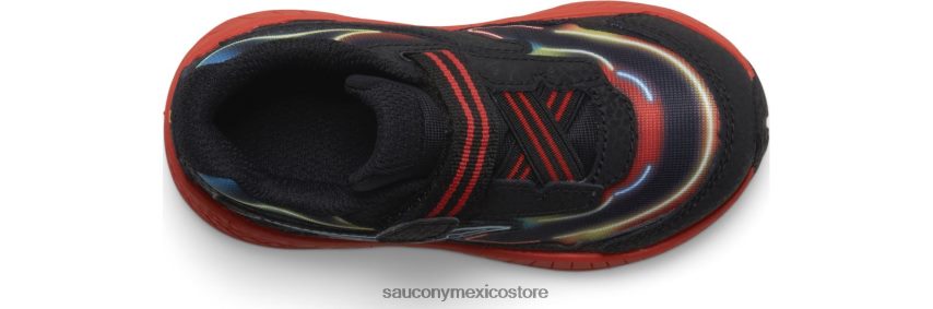 Saucony paseo 10 jr zapatilla de deporte niños neón/negro/rojo P4B2Z0984