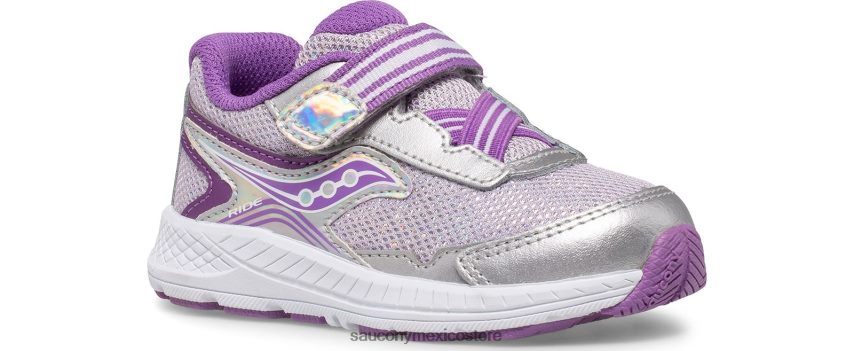 Saucony paseo 10 jr zapatilla de deporte niños plata/morado P4B2Z0970