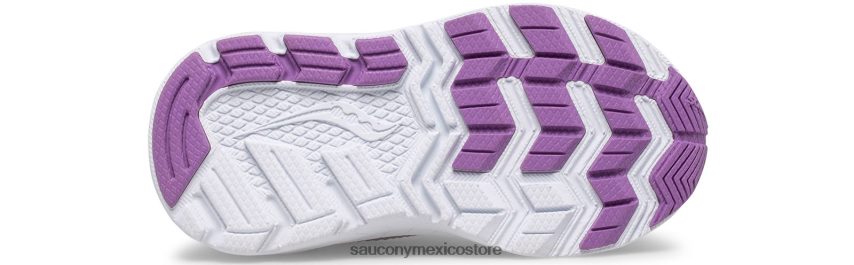 Saucony paseo 10 jr zapatilla de deporte niños plata/morado P4B2Z0970