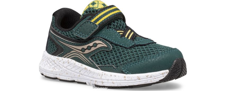 Saucony paseo 10 jr zapatilla de deporte niños verde/dorado/negro P4B2Z0961
