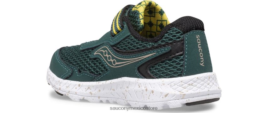 Saucony paseo 10 jr zapatilla de deporte niños verde/dorado/negro P4B2Z0961