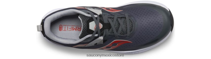 Saucony paseo 15 zapatillas niños gris/negro/rojo P4B2Z01035