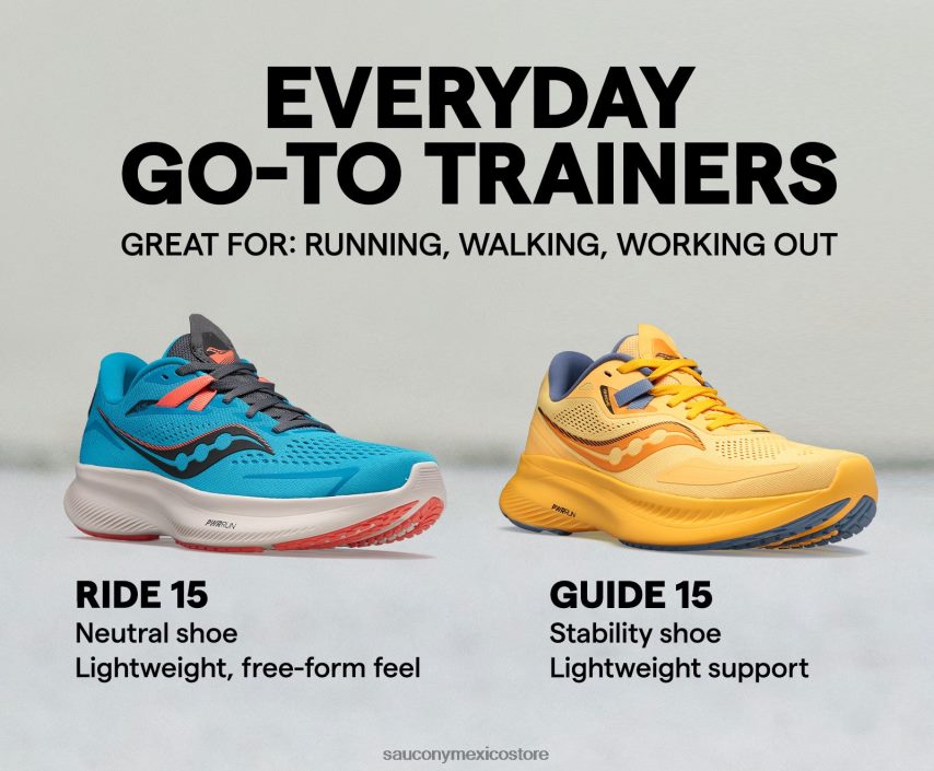 Saucony paseo 15tr mujer niebla/brasa P4B2Z0545