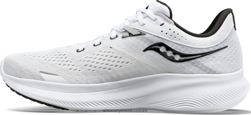 Saucony paseo 16 hombres blanco negro P4B2Z010