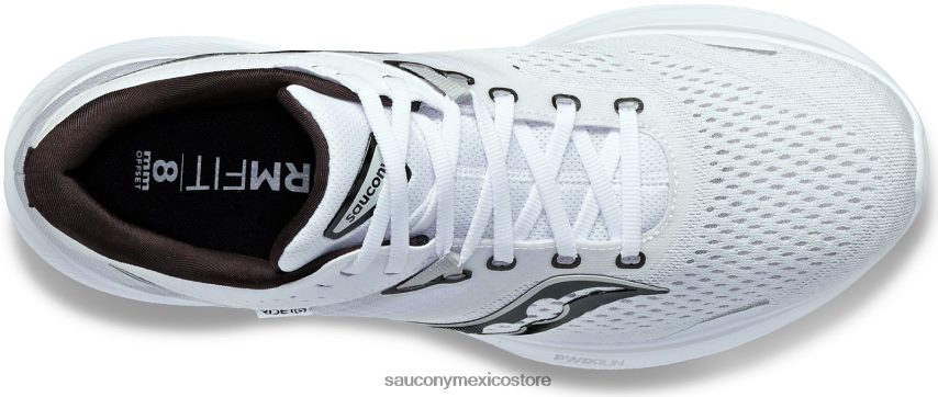 Saucony paseo 16 hombres blanco negro P4B2Z010