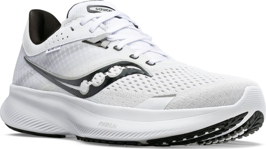 Saucony paseo 16 hombres blanco negro P4B2Z010