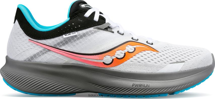 Saucony paseo 16 hombres blanco/grava P4B2Z011