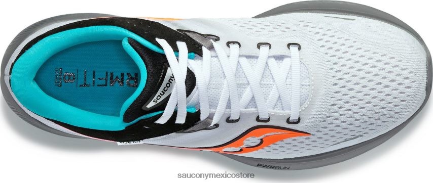 Saucony paseo 16 hombres blanco/grava P4B2Z011