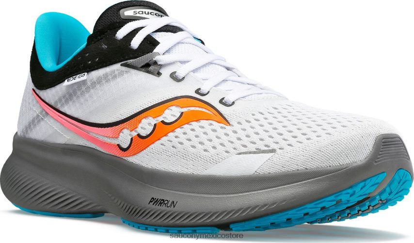 Saucony paseo 16 hombres blanco/grava P4B2Z011