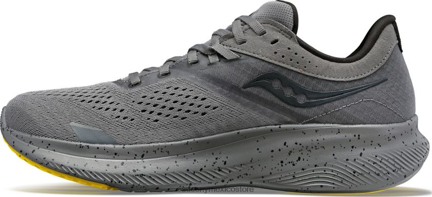 Saucony paseo 16 hombres grava/azufre P4B2Z07