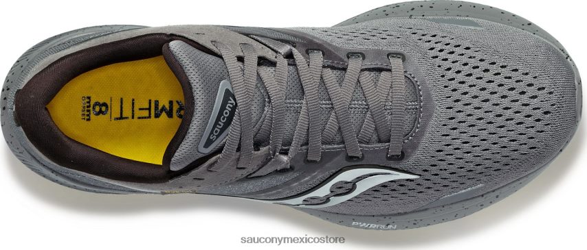 Saucony paseo 16 hombres grava/azufre P4B2Z07