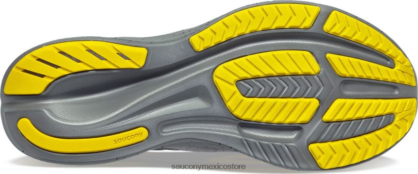 Saucony paseo 16 hombres grava/azufre P4B2Z07