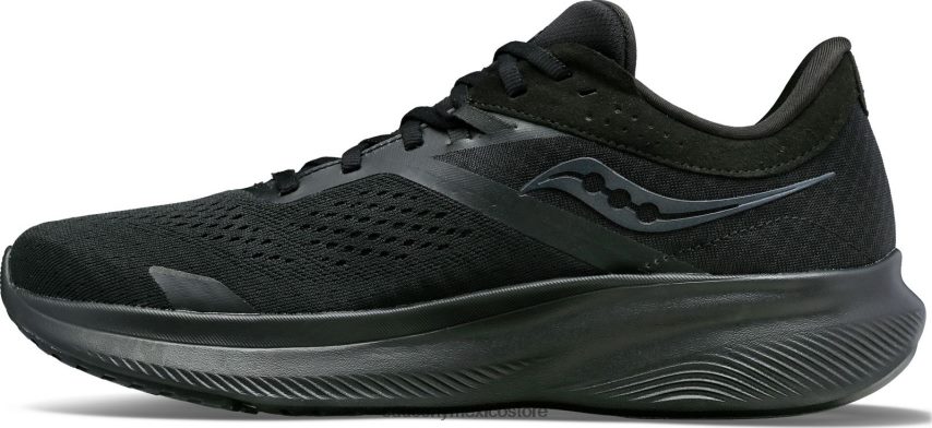 Saucony paseo 16 hombres triple negro P4B2Z09