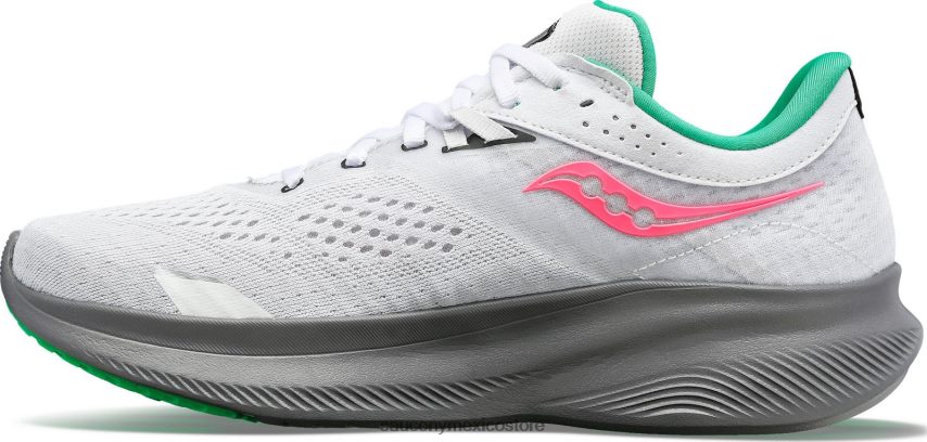 Saucony paseo 16 mujer blanco/grava P4B2Z0509