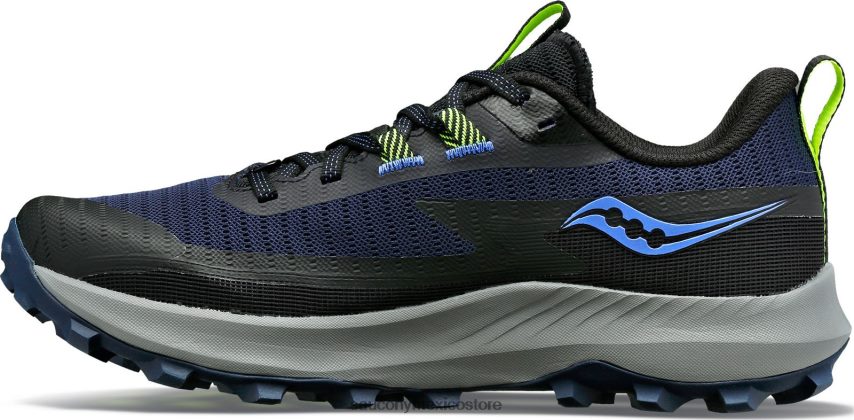 Saucony peregrino 13 de ancho mujer noche/fósil P4B2Z0619