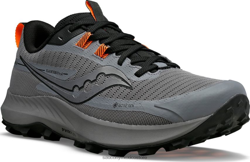 Saucony peregrino 13 gtx hombres grava/negro P4B2Z0111