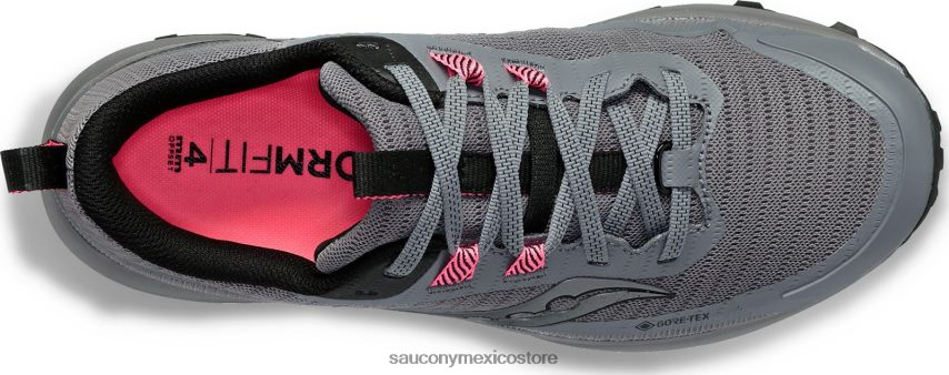 Saucony peregrino 13 gtx mujer grava/negro P4B2Z0620