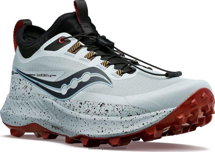 Saucony peregrino 13 st hombres vapor/negro P4B2Z0135