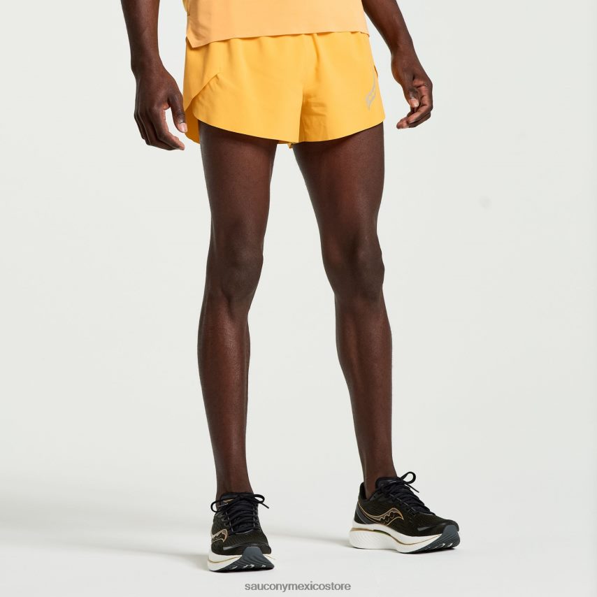 Saucony pináculo 3 corto hombres naranja ardiente P4B2Z0424