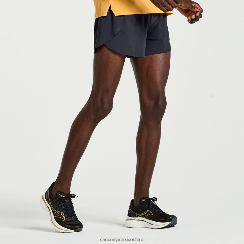 Saucony pináculo 3 corto hombres negro P4B2Z0423
