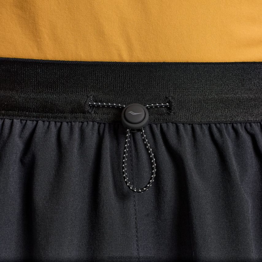 Saucony pináculo 3 corto hombres negro P4B2Z0423