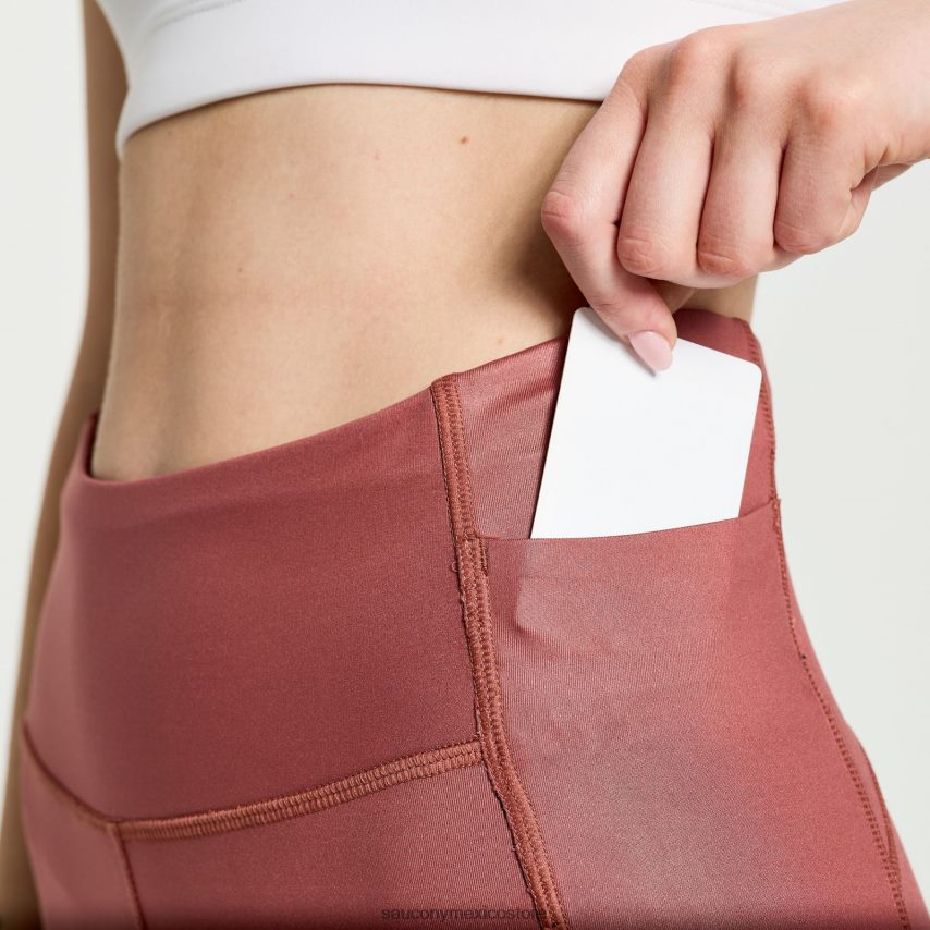 Saucony pináculo 8 apretado corto mujer Mantequilla de manzana P4B2Z0845